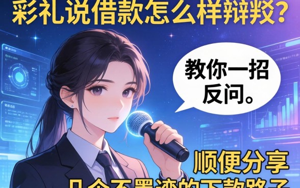彩礼说借款怎么样辩驳？教你一招反问，顺便分享几个不墨迹的下款路子