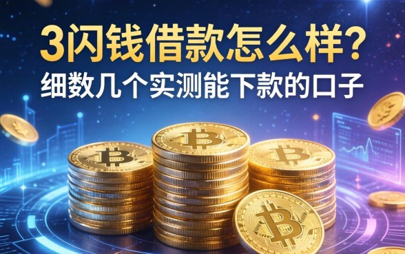 3闪钱借款怎么样？细数几个实测能下款的口子