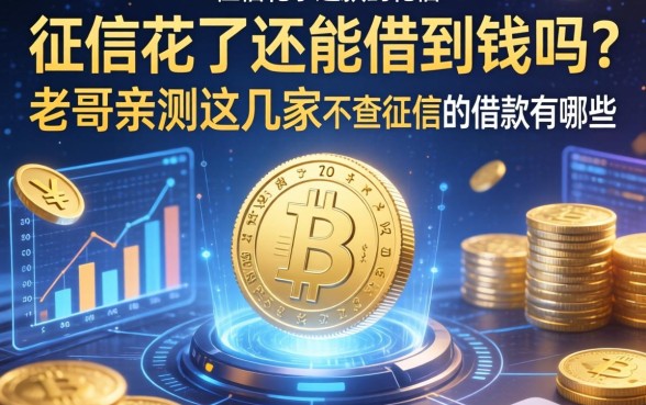征信花了还能借到钱吗？老哥亲测这几家不查征信的借款有哪些