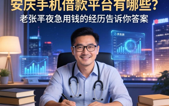 安庆手机借款平台有哪些？老张半夜急用钱的经历告诉你答案