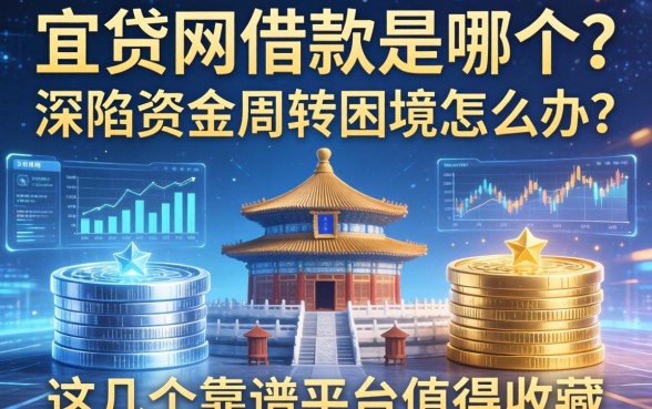宜贷网借款是哪个？深陷资金周转困境怎么办？这几个靠谱平台值得收藏