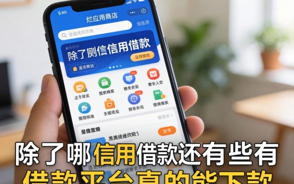 我翻烂了手机应用商店,发现除了信用借款还有哪些借款平台真的能下款