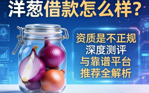 洋葱罐借款怎么样?资质是否正规?深度测评与靠谱平台推荐全解析