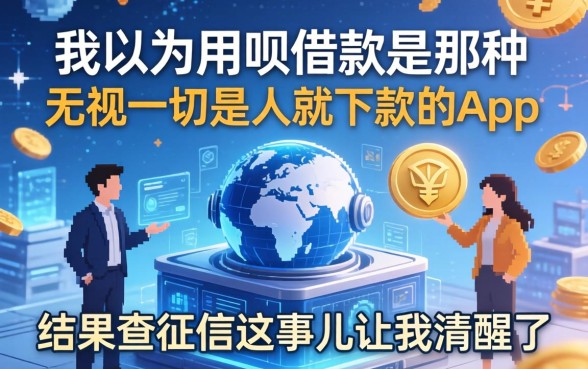 我以为用呗借款是那种无视一切是人就下款的app，结果查征信这事儿让我清醒了