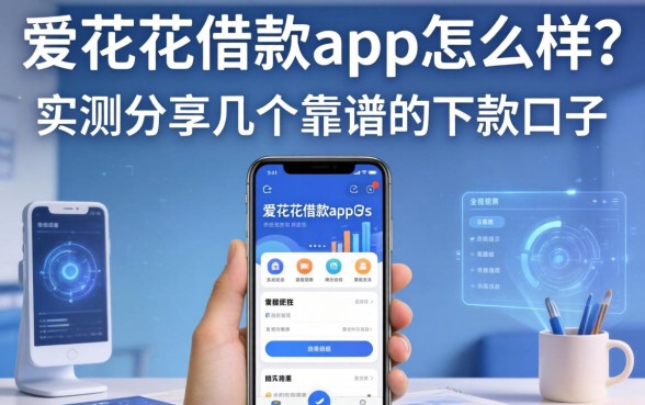 爱花花借款app怎么样？实测分享几个靠谱的下款口子