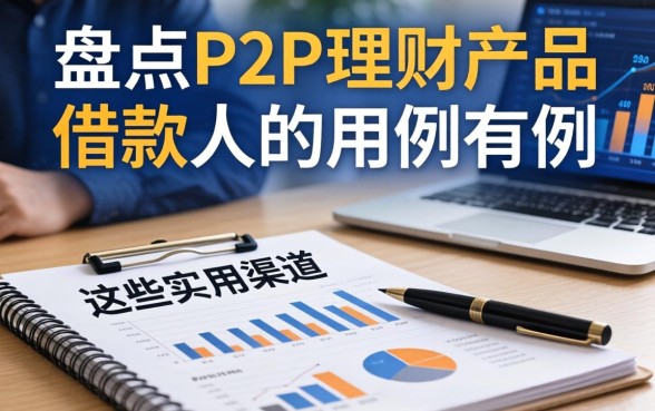 盘点p2p理财产品借款人的用例有哪些，整理出这些实用渠道