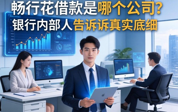 畅行花借款是哪个公司的?银行内部人告诉你真实底细