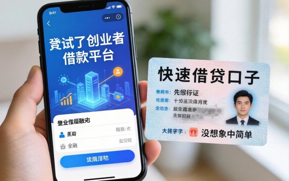 我试了创业者借款平台,发现手机和身份证快速借钱口子没想象中简单
