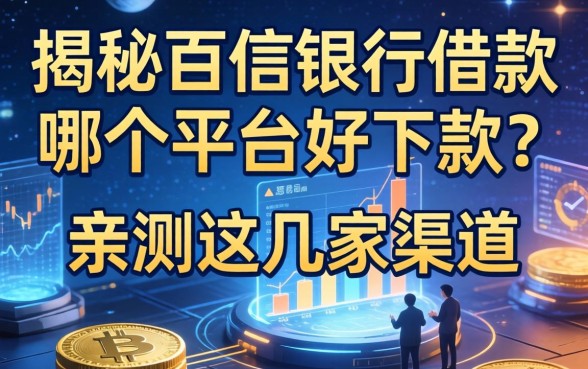 揭秘百信银行借款哪个平台好下款？亲测这几家渠道