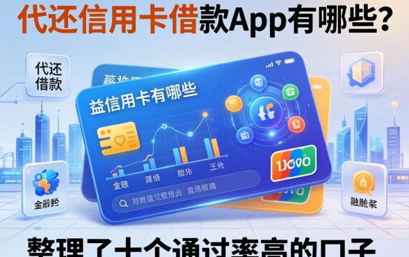 代还信用卡借款app有哪些？整理了十个通过率高的口子