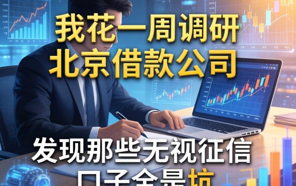 我花了一周调研北京借款公司,发现那些无视征信的口子全是坑
