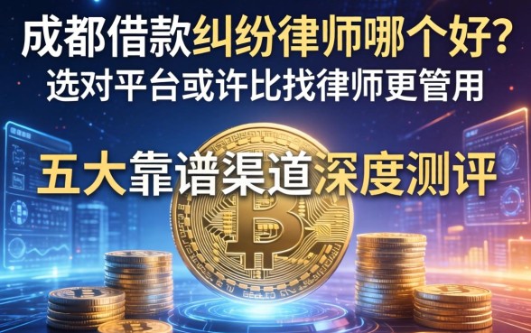 成都借款纠纷律师哪个好？选对平台或许比找律师更管用，五大靠谱渠道深度测评