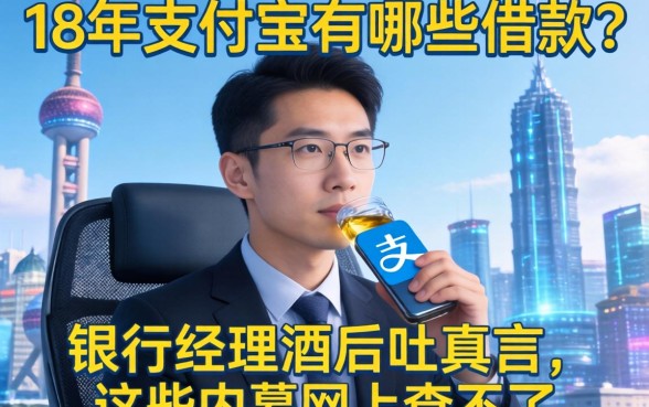 18年支付宝有哪些借款？银行经理酒后吐真言，这些内幕网上查不到