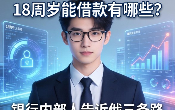 18周岁能借款的有哪些?银行内部人告诉你三条路
