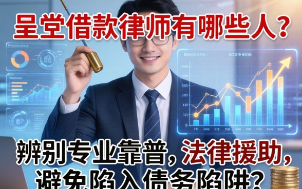 呈贡借款律师有哪些人？如何辨别专业靠谱的法律援助，避免陷入债务陷阱？