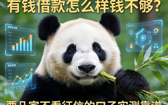 熊猫有钱借款怎么样钱不够?这几家不看征信的口子实测靠谱