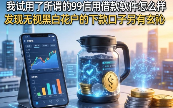 我试用了所谓的99信用借款软件怎么样,发现无视黑白花户的下款口子另有玄机