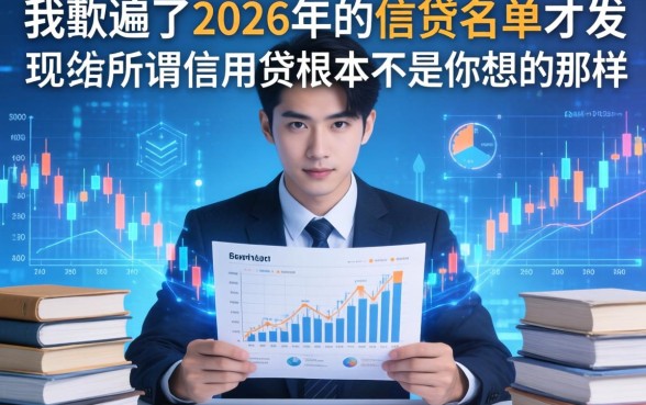 我翻遍了2026年的借贷名单，才发现所谓的信用贷根本不是你想的那样