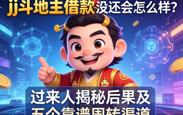 jj斗地主借款没还会怎么样？过来人揭秘后果及五个靠谱周转渠道