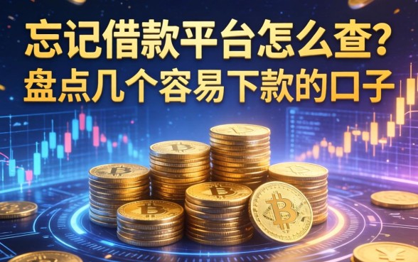 忘记借款平台怎么查?盘点几个容易下款的口子