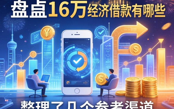 盘点16万的经济借款有哪些,整理了几个参考渠道