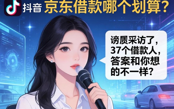 抖音和京东借款哪个划算?我采访了37个借款人,答案和你想的不一样
