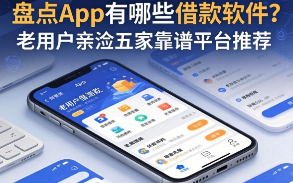 盘点app有哪些可以借款的软件？老用户亲测五家靠谱平台推荐
