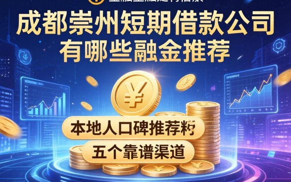 成都崇州短期借款公司有哪些？本地人口碑推荐的五个靠谱渠道