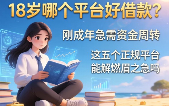 18岁哪个平台好借款？刚成年急需资金周转，这五个正规平台能解燃眉之急吗？