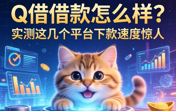 Q借借款怎么样？实测这几个平台下款速度惊人