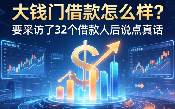 大钱门借款怎么样？我采访了32个借款人后说点真话