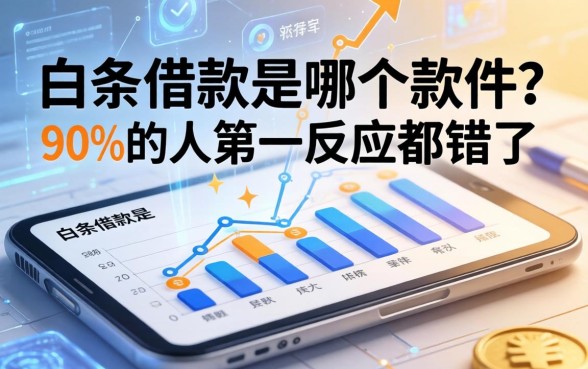 白条借款是哪个软件的?90%的人第一反应都错了