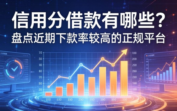 信用分借款有哪些?盘点近期下款率较高的正规平台