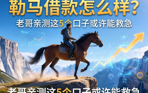 悬崖勒马借款怎么样？老哥亲测这5个口子或许能救急