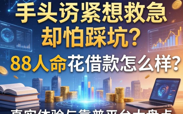 手头紧想救急却怕踩坑？88人品花借款怎么样？真实体验与靠谱平台大盘点