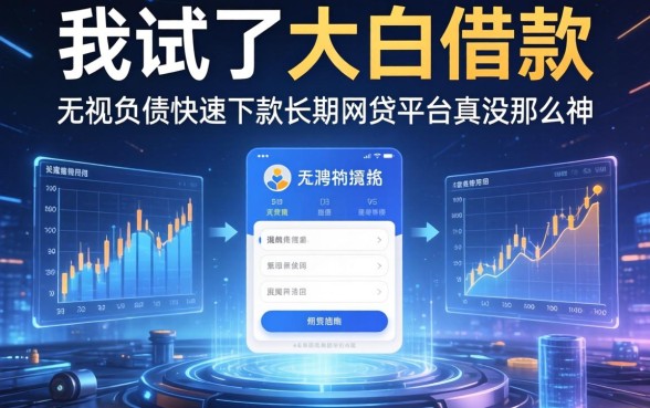 我试了大白借款，发现无视负债快速下款长期网贷的平台真没那么神
