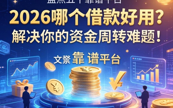 2026哪个借款好用？盘点五个靠谱平台，解决你的资金周转难题！