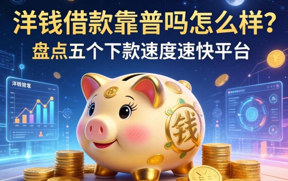 洋钱罐借款靠谱吗怎么样?盘点五个下款速度快的平台