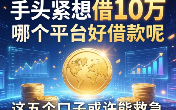 手头紧想借10万哪个平台好借款呢，这五个口子或许能救急