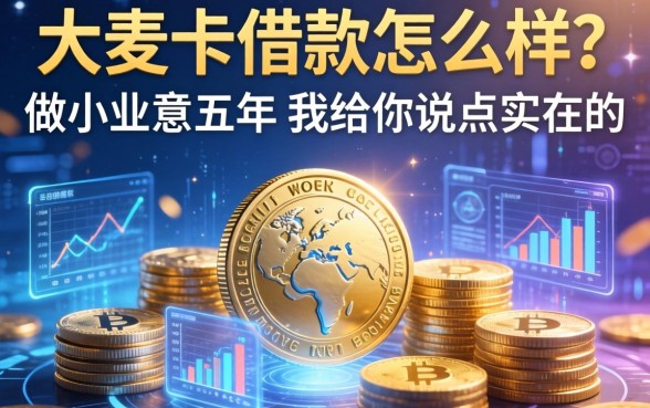 大麦卡借款怎么样？做小生意五年，我给你说点实在的