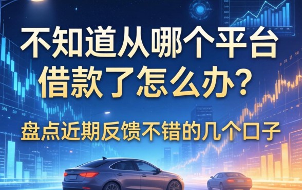 不知道从哪个平台借款了怎么办？盘点近期反馈不错的几个口子