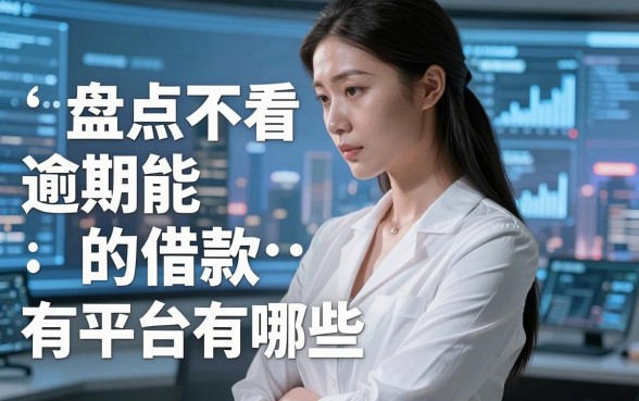 盘点不看逾期能借款的平台有哪些，这几个口子或许能下款
