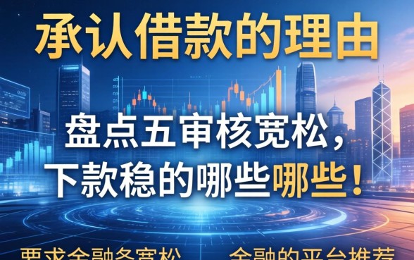 不承认借款的理由有哪些？盘点五个审核宽松、下款稳的平台推荐