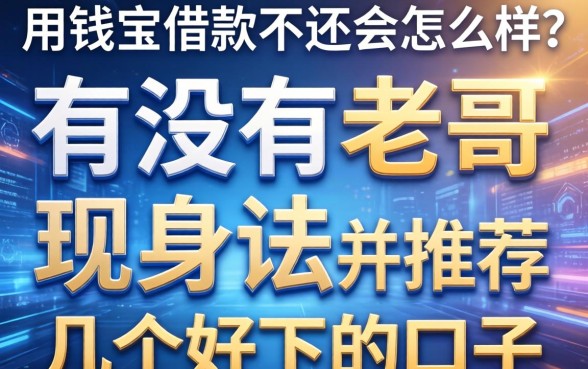 用钱宝借款不还会怎么样？有没有老哥现身说法并推荐几个好下的口子？