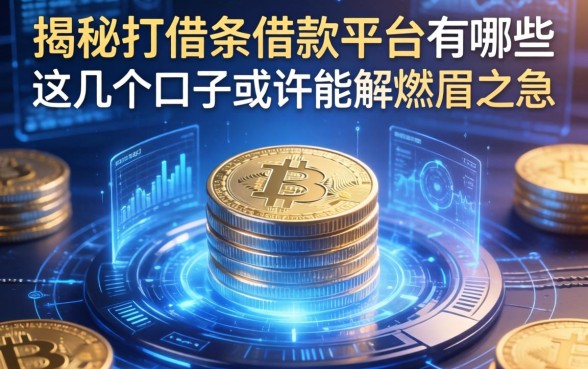 揭秘打借条借款平台有哪些，这几个口子或许能解燃眉之急