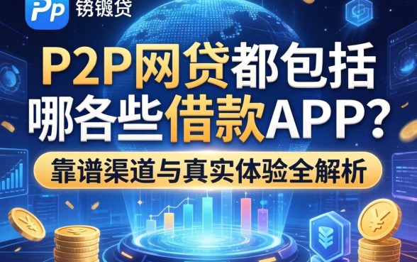 p2p网贷都包括哪些借款app？靠谱渠道与真实体验全解析