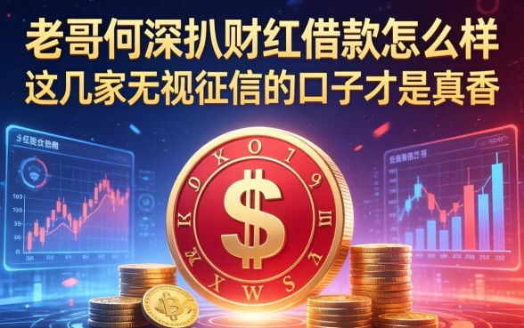 老哥们深扒财红借款怎么样,这几家无视征信的口子才是真香