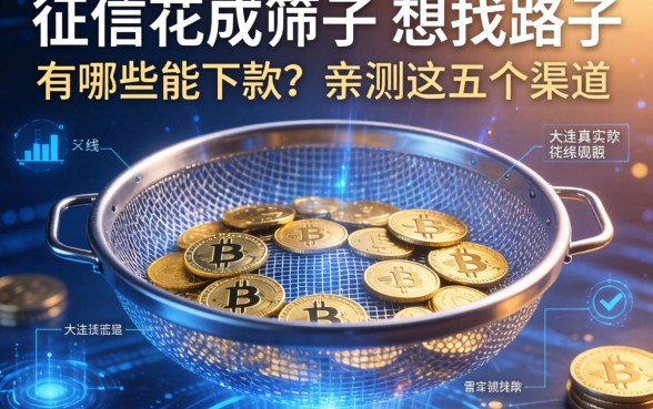征信花成筛子想找路子，大连真实线下借款公司有哪些能下款？亲测这五个渠道