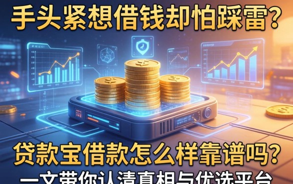 手头紧想借钱却怕踩雷?贷款宝借款怎么样靠谱吗?一文带你认清真相与优选平台