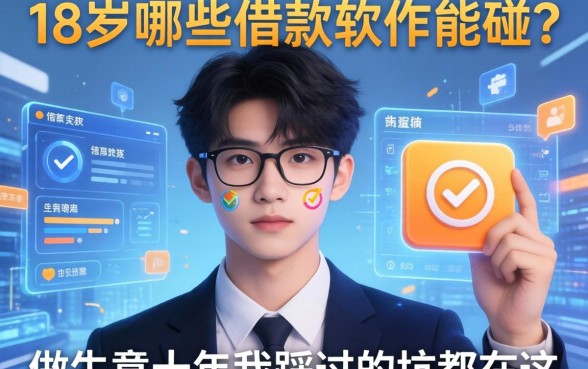18岁哪些借款软件能碰？做生意十年我踩过的坑都在这